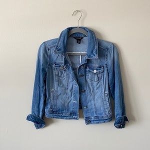 White House black market denim jacket
